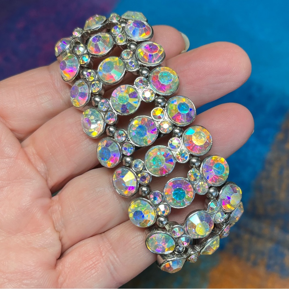 Rhinestone stretch bracelet 🤩